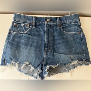 Abercrombie & FitchThe Mom Short High Rise Denim Shorts